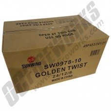Wholesale Fireworks Golden Twist 10" Sparklers Case 24/12/8 (Low Cost Shipping)